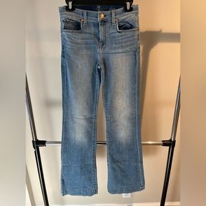 7 of All Mankind "Dojo" Flared Jeans, Women's SZ 29